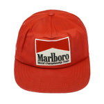 Marlboro - World Championship Team Embroidered Snapback Hat 1990s OSFA Motorcycle Racing Vintage