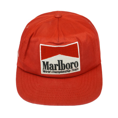 Marlboro - World Championship Team Embroidered Snapback Hat 1990s OSFA