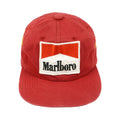 Marlboro - Ferrari Embroidered Spell-Out Snapback Hat 1990s OSFA Vintage Formula 1 Racing