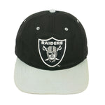 NFL (Sports Specialties) - Los Angeles Raiders Embroidered Logo Snapback Hat 1990s OSFA