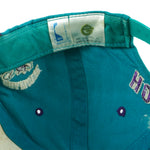 NBA (The G Cap) - Charlotte Hornets Embroidered Snapback Hat 1990s OSFA Vintage Retro Spell-Out