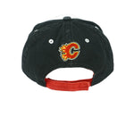 NHL - Calgary Flames Adjustable Hat 1990s OSFA Vintage Retro Hockey