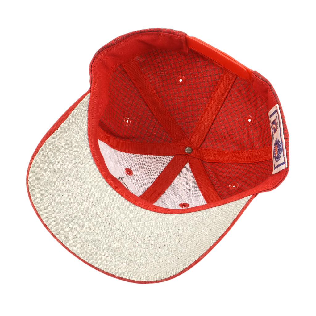 NFL (Logo 7) - Tampa Bay Buccaneers Checked/Plaid Snapback Hat 1990s OSFA Vintage Retro