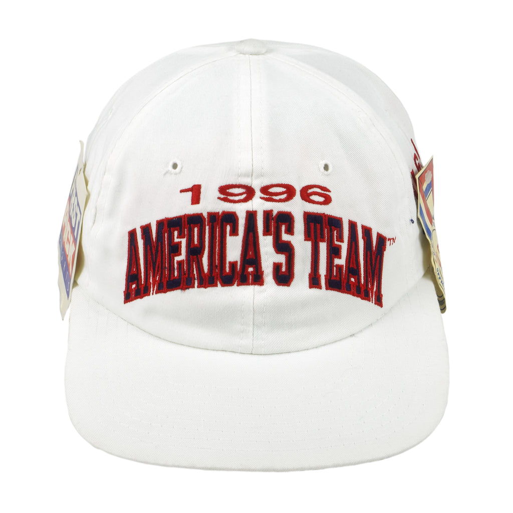 Vintage (First Pick Sports) - Americas Team Atlanta Olympic Games Snapback Hat with Tags 1996 OSFA