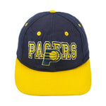 NBA (T.E.I. ) - Indiana Pacers Embroidered Spell-Out Snapback Hat 1990s OSFA