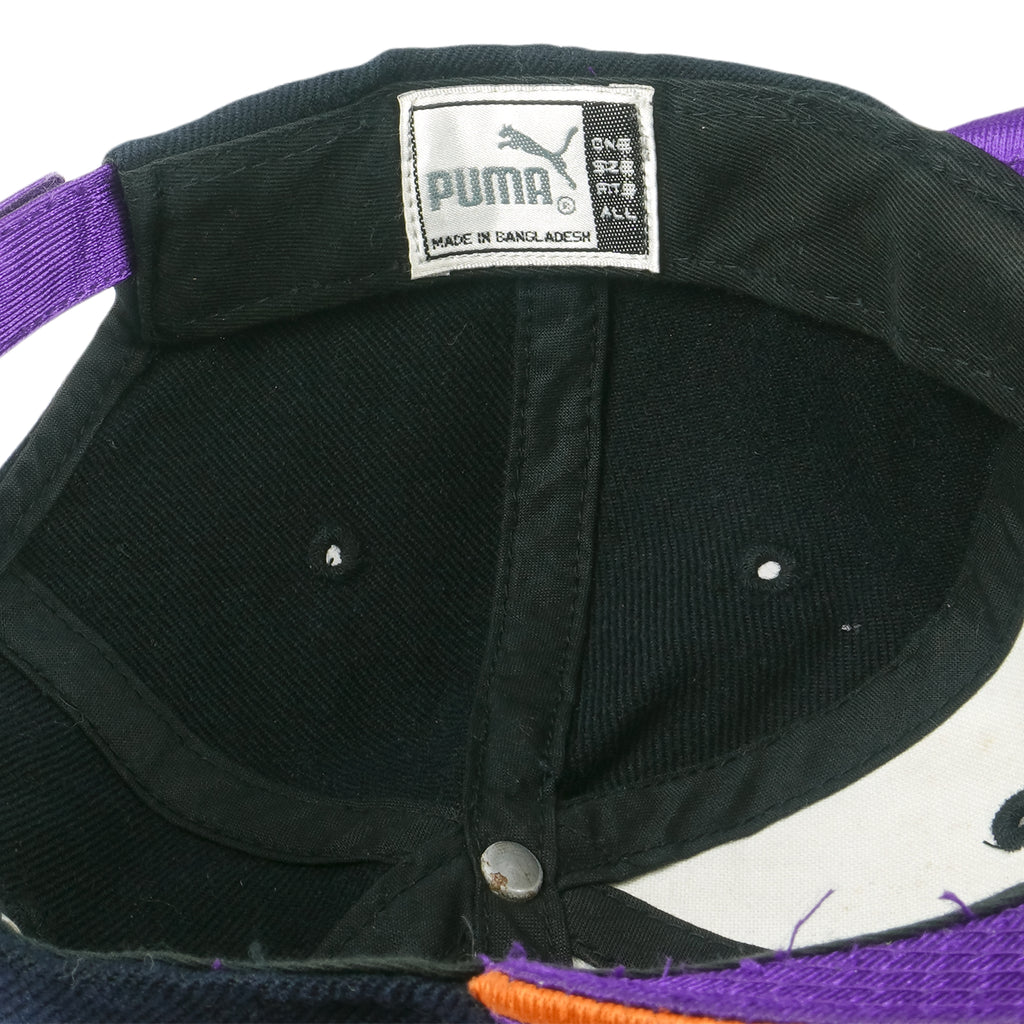 Puma - Phoenix Suns Embroidered Strapback Adjustable Hat 1990s OSFA Vintage Retro Basketball