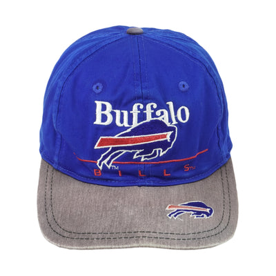 NFL (Eastport) - Buffalo Bills Embroidered Spell-Out Snapback Hat 1990s OSFA