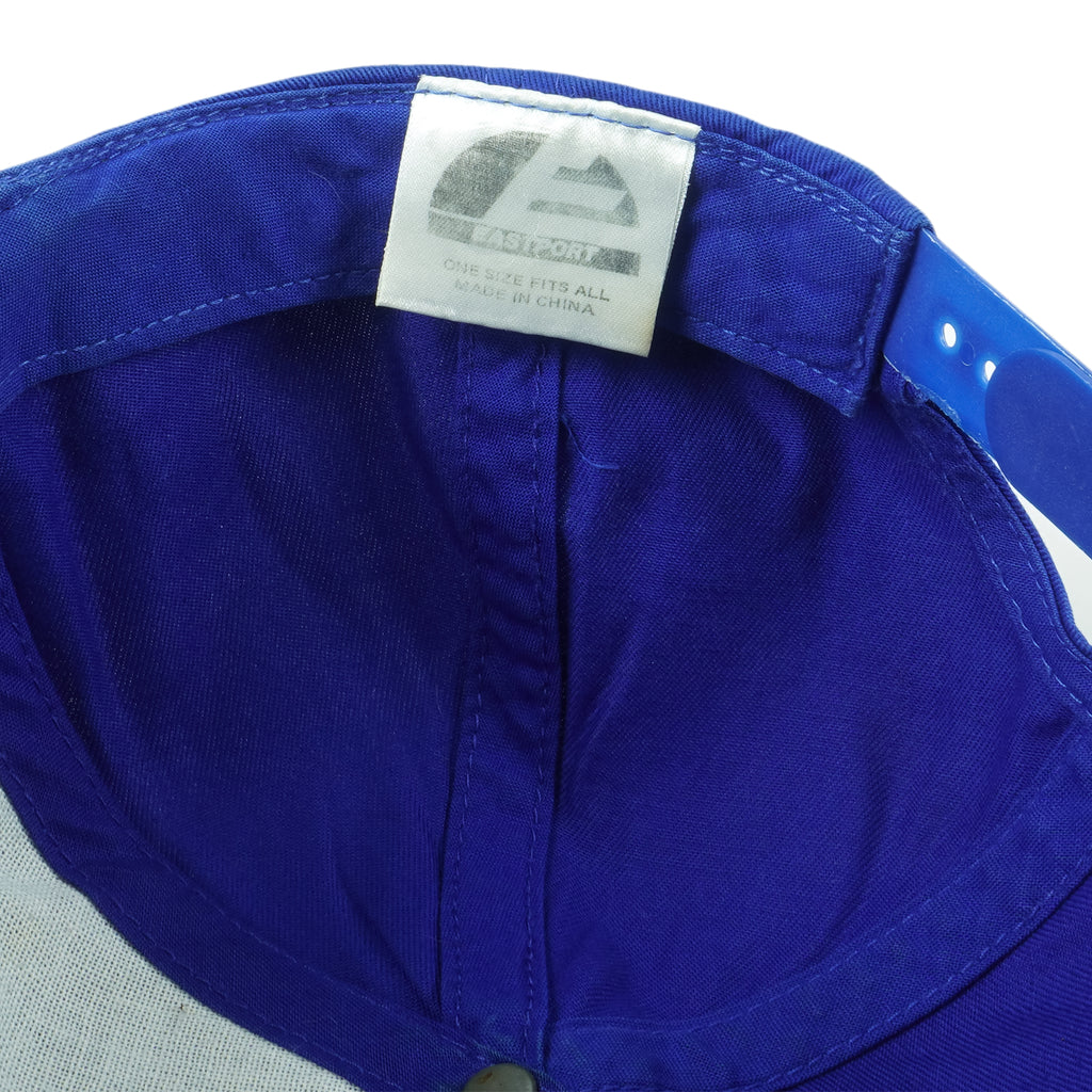 NFL (Eastport) - Buffalo Bills Embroidered Spell-Out Snapback Hat 1990s OSFA Vintage Retro
