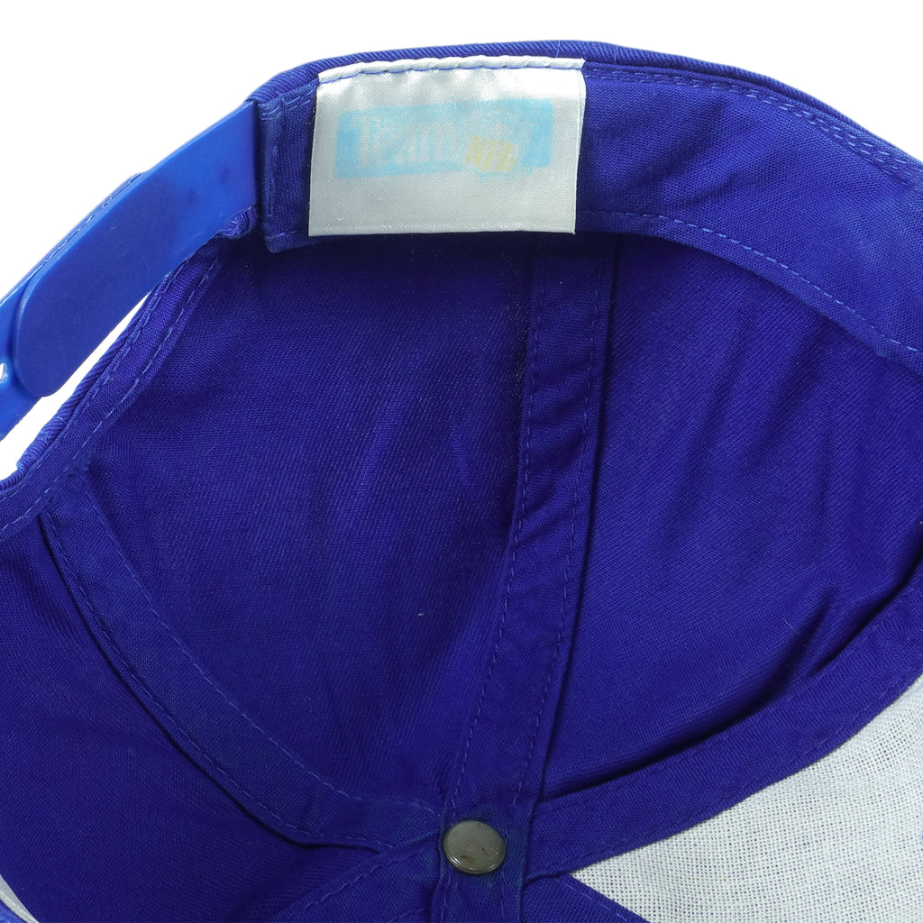 NFL (Eastport) - Buffalo Bills Embroidered Spell-Out Snapback Hat 1990s OSFA Vintage Retro