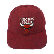 NBA (ANNCO) - Chicago Bulls Two-Tone Embroidered Snapback Hat 1990s OSFA Vintage Retro