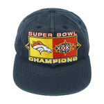 NFL (Sports Specialties) - Denver Broncos Super Bowl XXXII Champions Strapback Hat 1998 OSFA Vintage Retro