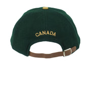 Vintage - Green with Plaid Team Canada Lillehammer 94 Olympics Suede Strapback Hat 1994 OSFA