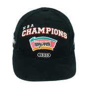 NBA (Puma) - San Antonio Spurs 99 Champs Embroidered Strapback Hat 1999 OSFA Vintage Retro
