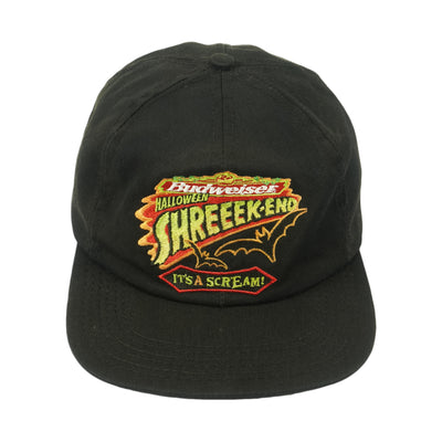 Budweiser - Halloween Shreeek-End Spell-Out Snapback Hat 1990s OSFA