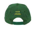 Esprit (Sportcap) - Grow Peace Flower Snapback Hat 1990s OSFA Vintage Retro