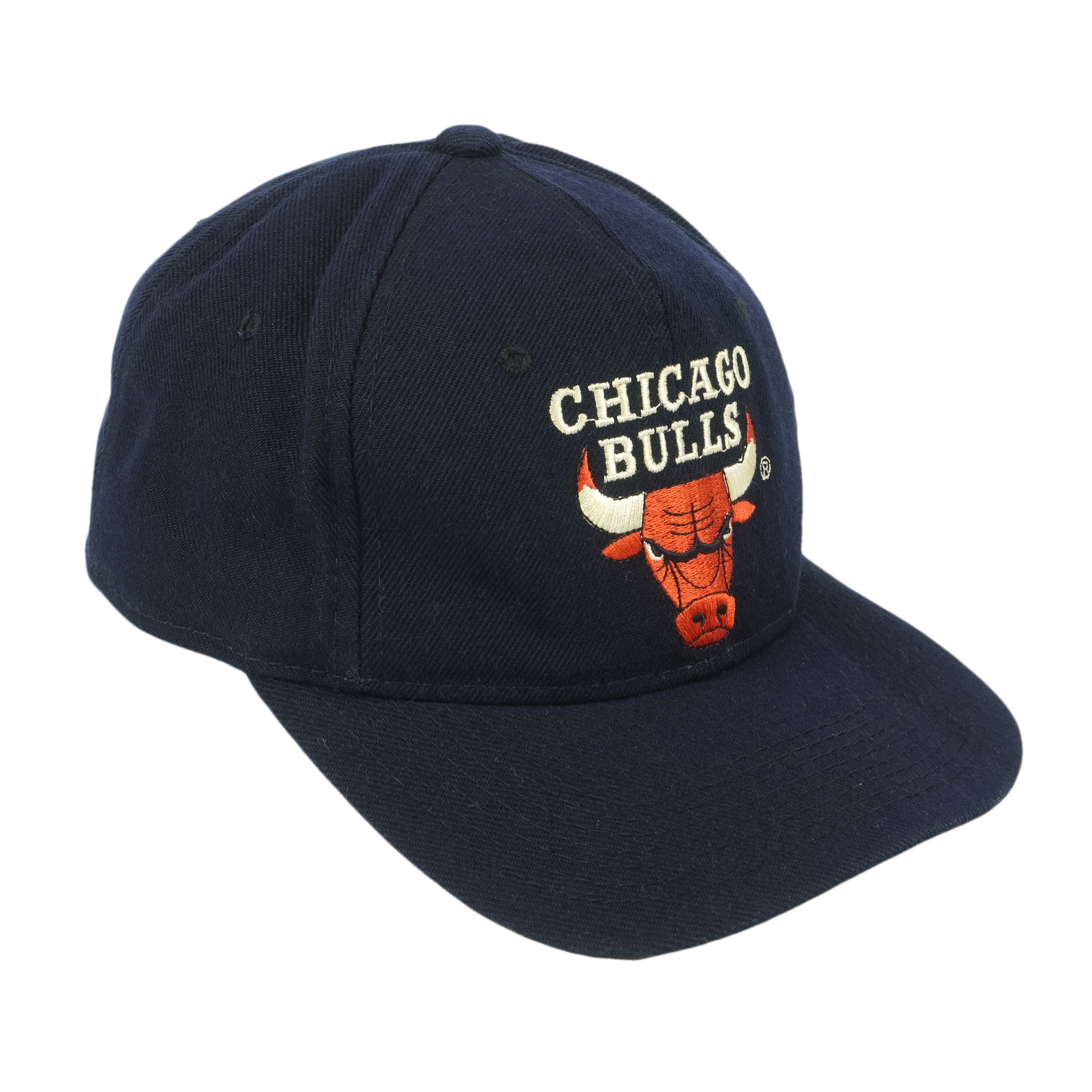 NBA (Signature) - Chicago Bulls Embroidered Fitted Hat 1990s 7-1/8 Vintage Retro