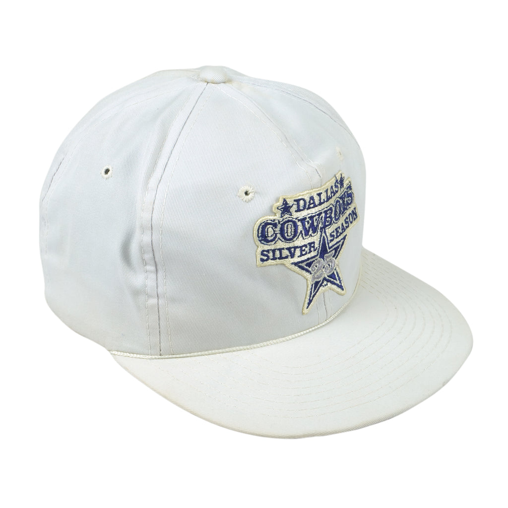 NFL (Sports Specialties) - Dallas Cowboys Silver Season Snapback Hat 1985 OSFA 25 Years