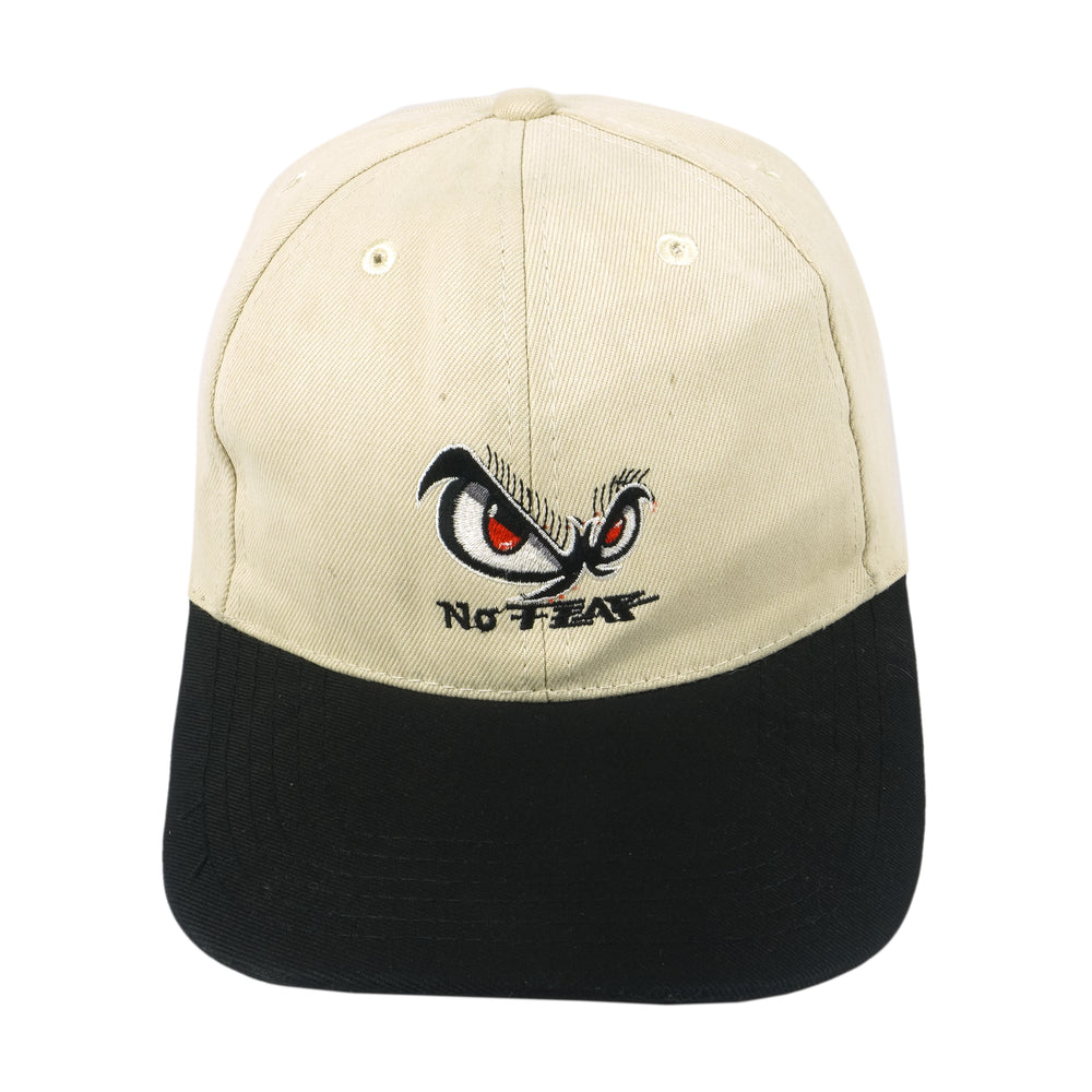 Vintage (No Fear) - Embroidered Owl Eyes Strapback Hat 1990s OSFA