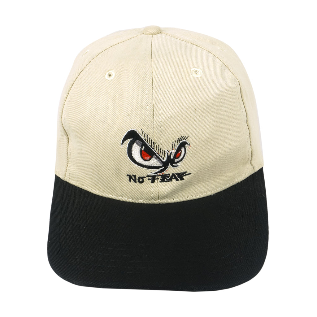 Vintage (No Fear) - Embroidered Owl Eyes Strapback Hat 1990s OSFA