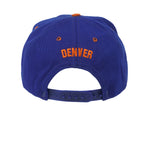 NFL (ANNCO) - Denver Broncos Embroidered Spell-Out Snapback Hat 1990s OSFA Vintage Retro