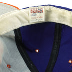 NFL (ANNCO) - Denver Broncos Embroidered Spell-Out Snapback Hat 1990s OSFA Vintage Retro