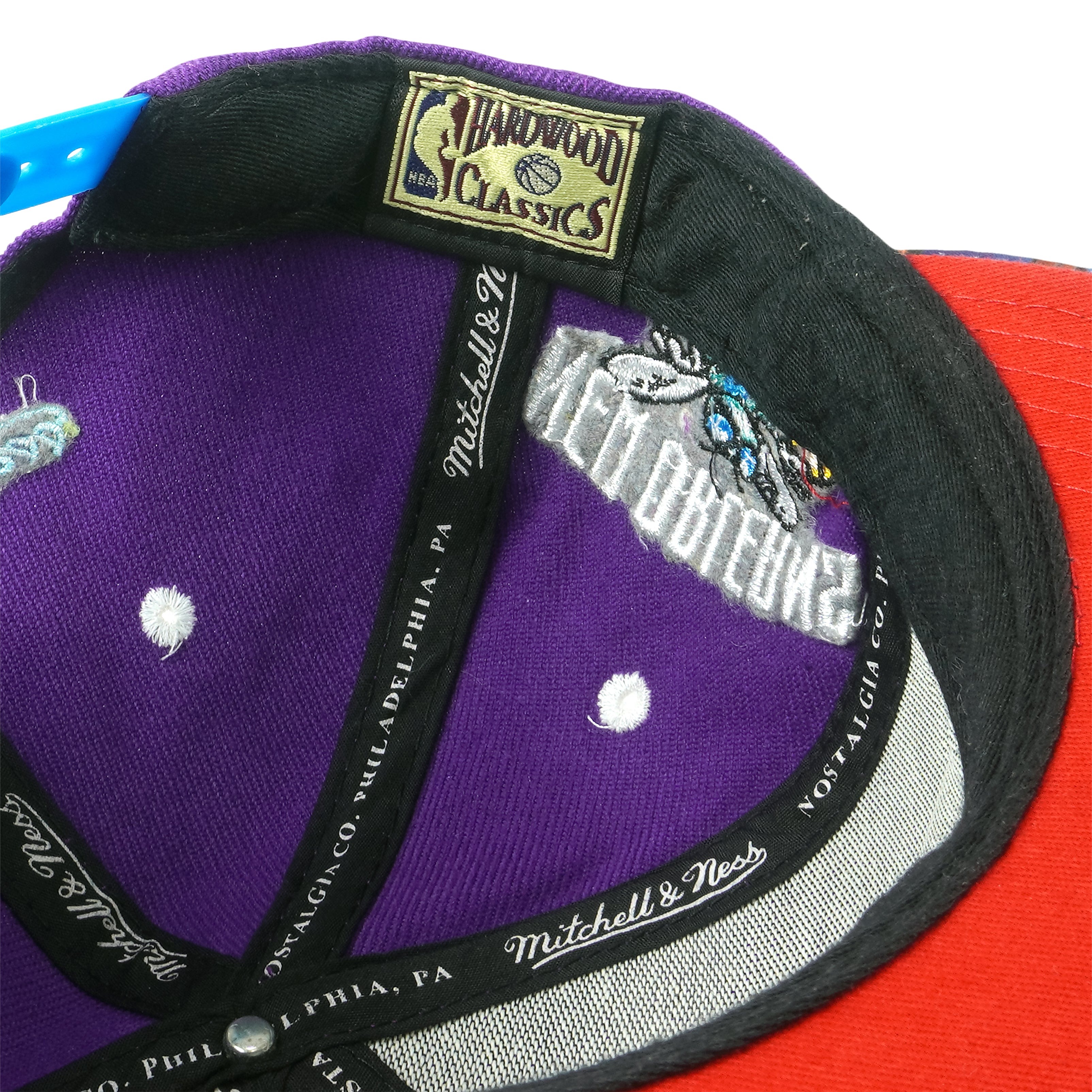 Mitchell & Ness White Charlotte Hornets 1991 NBA All-Star Game Hardwood  Classics Snapback Hat