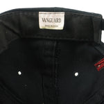 Marlboro (Vanguard) - Black Embroidered Spell-Out Strapback Hat 1990s OSFA