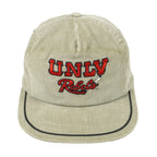 NCAA (UNLV) - University of Nevada Las Vegas Rebels Corduroy Snapback Hat 1990s OSFA Vintage Retro