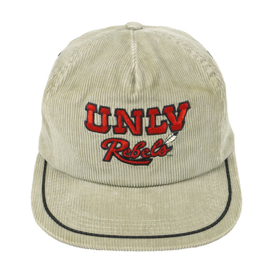 NCAA (UNLV) - University of Nevada Las Vegas Rebels Corduroy Snapback Hat 1990s OSFA