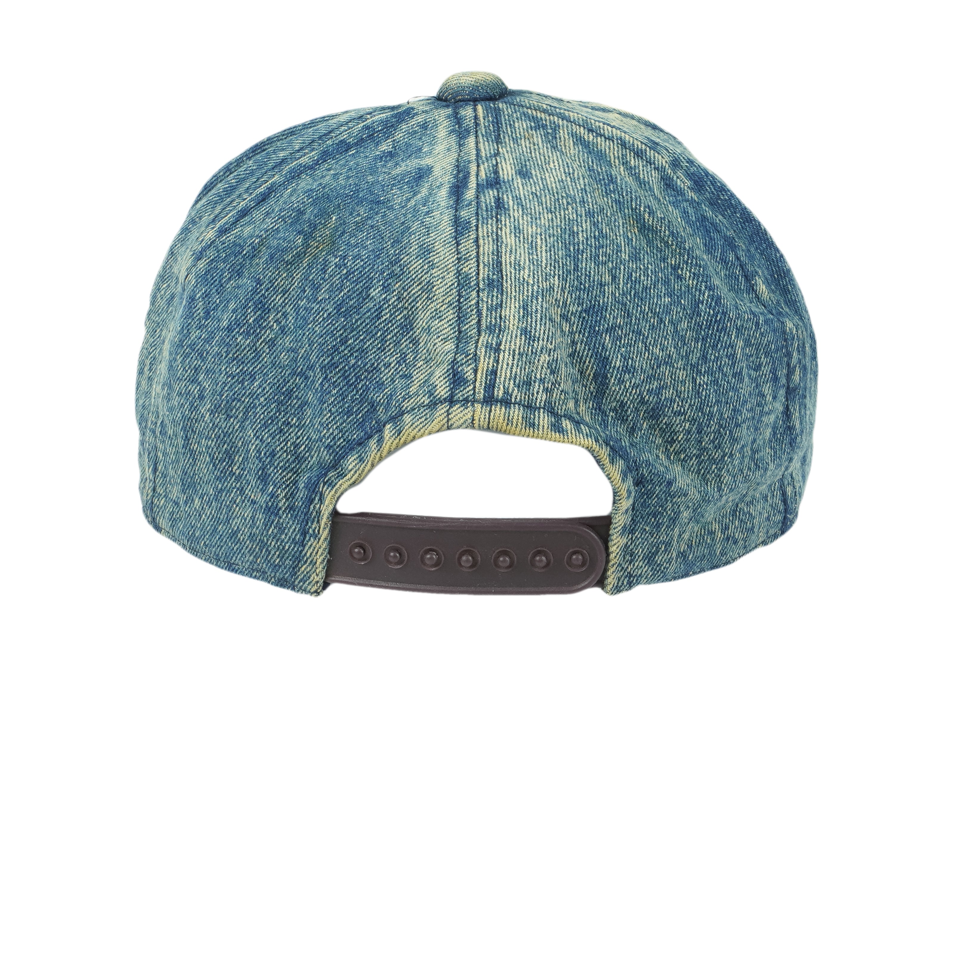 Marlboro - Embroidered Denim Snapback Hat 1990s OSFA Vintage Retro