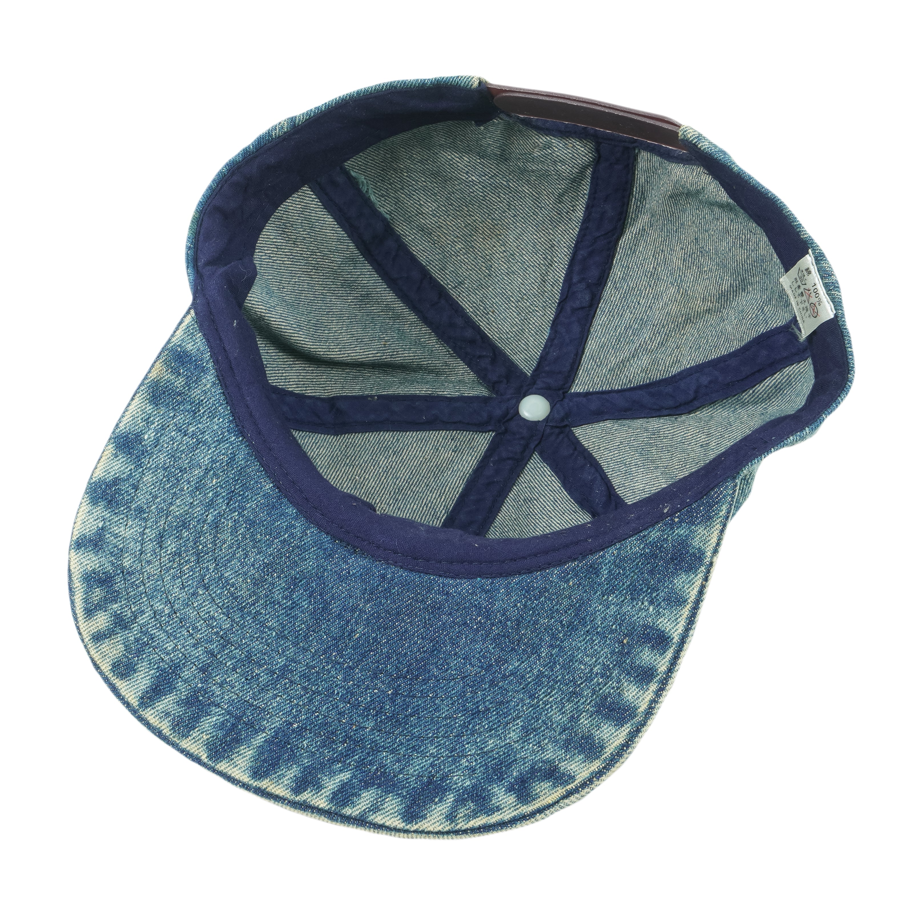 Marlboro - Embroidered Denim Snapback Hat 1990s OSFA Vintage Retro