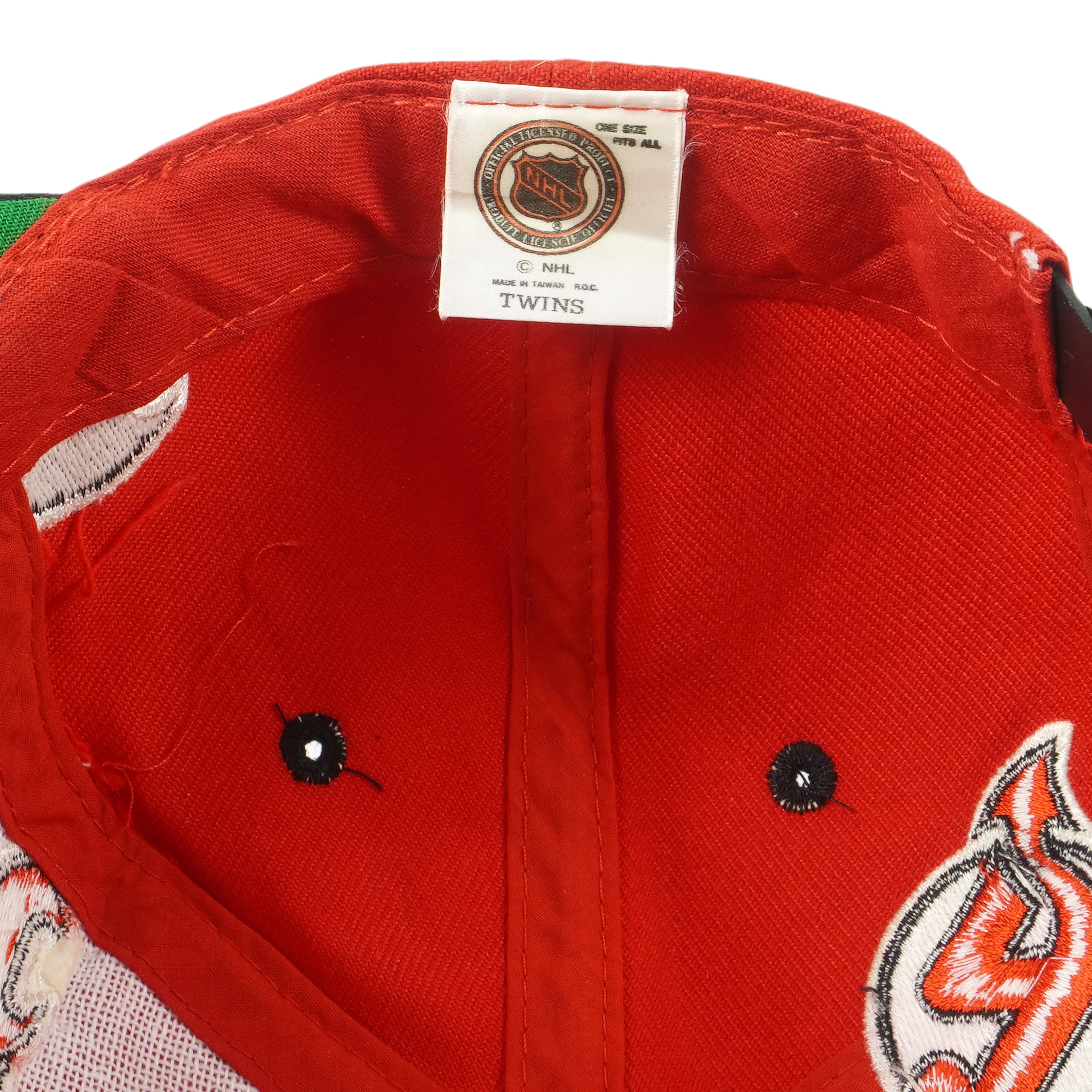 New Jersey Devils Big Logo NHL Vintage Snapback - Twins Enterprise