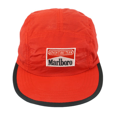 Marlboro - Adventure Team Embroidered Strapback Hat 1990s OSFA