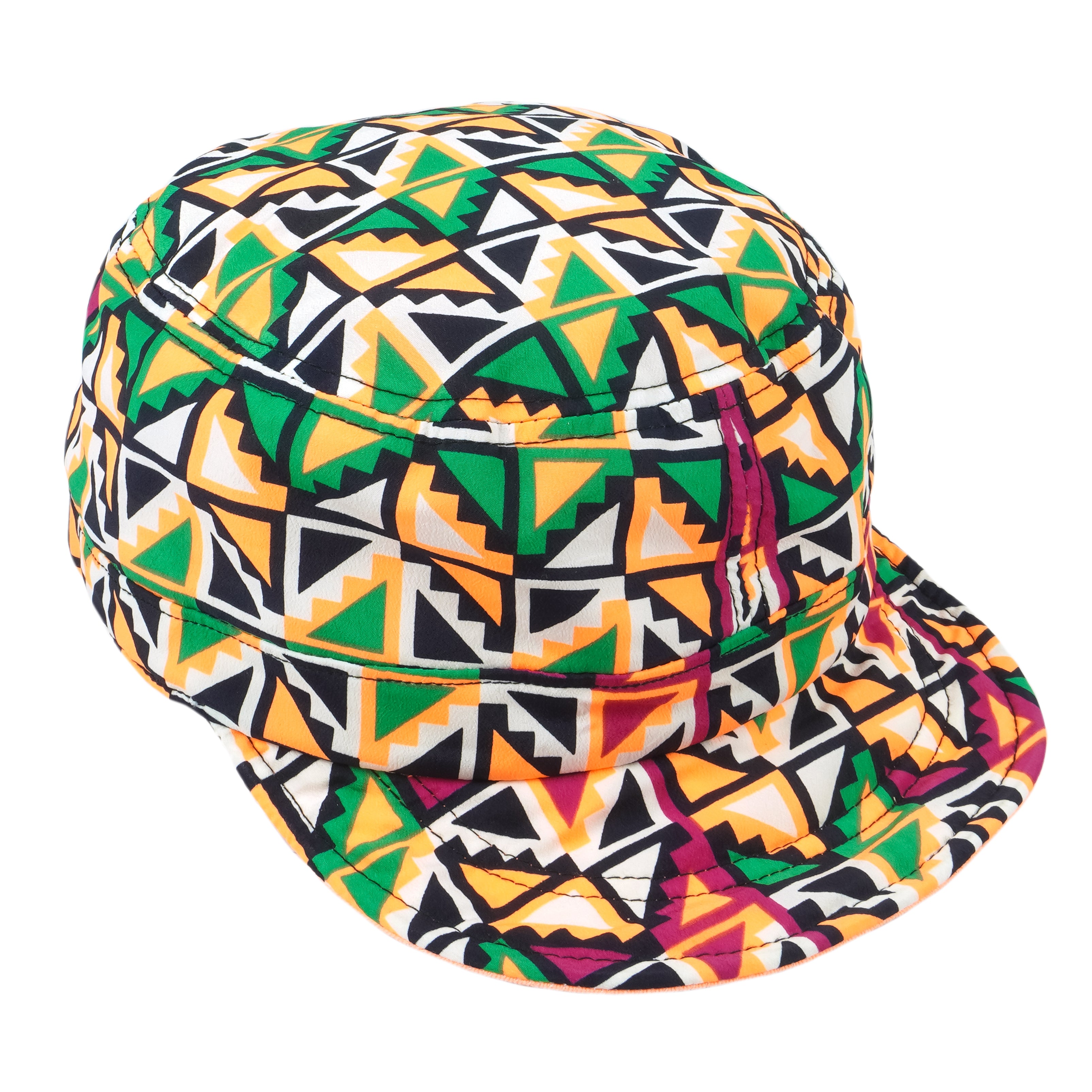 Vintage (Dedo C&C) - Geometric Pattern @Fly Make The Jump Korean Strapback Hat OSFA