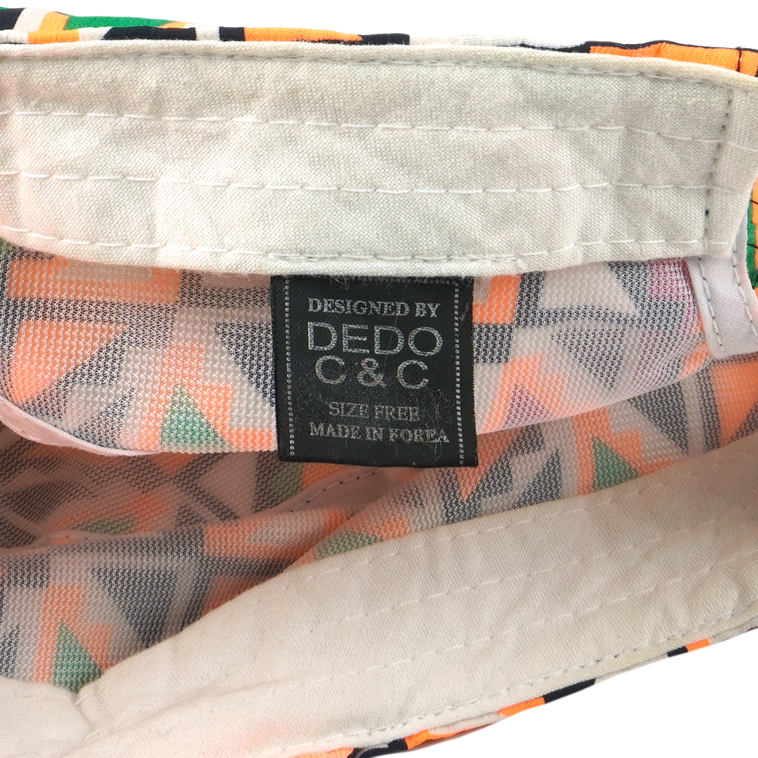 Vintage (Dedo C&C) - Geometric Pattern @Fly Make The Jump Korean Strapback Hat OSFA