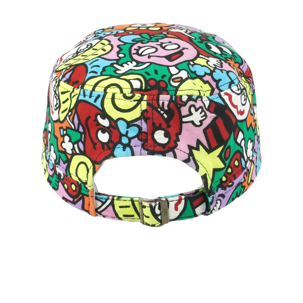 Vintage - Cartoon Pattern Boy! Boy! Strapback Hat OSFA