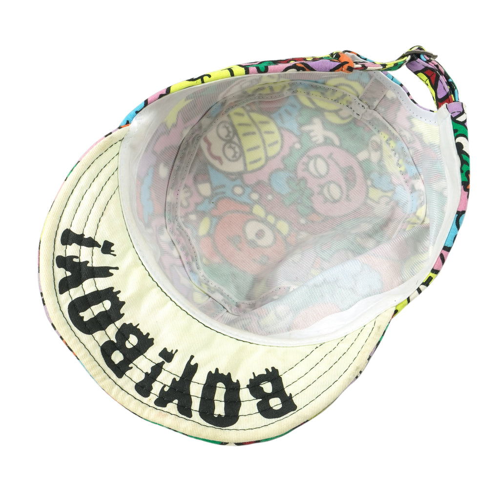 Vintage - Cartoon Pattern Boy! Boy! Strapback Hat OSFA