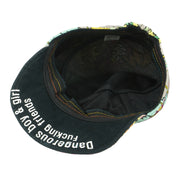 Vintage (TNC) - Superhero Cartoon Exclamations Patterned Fitted Hat Flexible