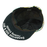 Vintage (TNC) - Superhero Cartoon Exclamations Patterned Fitted Hat Flexible
