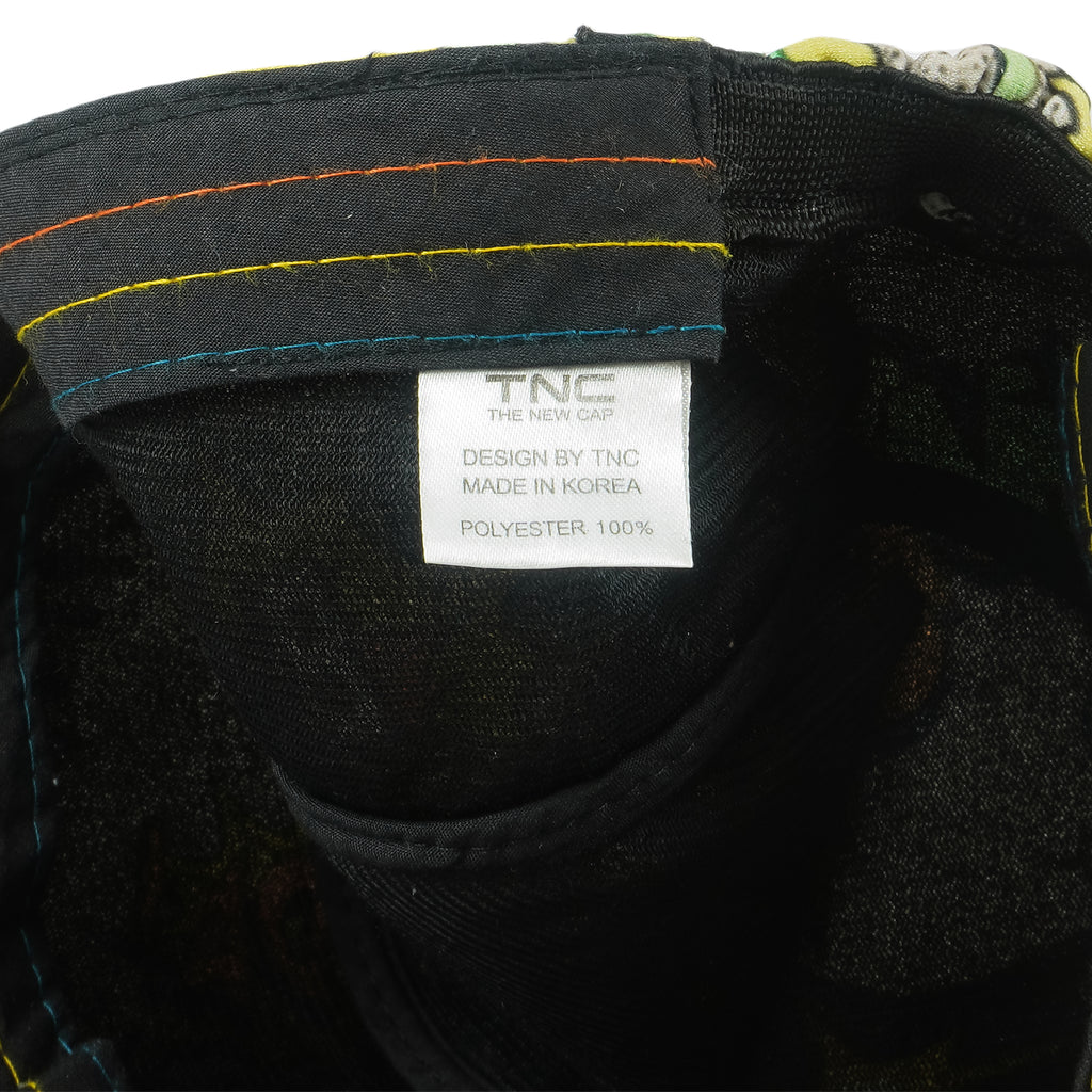 Vintage (TNC) - Superhero Cartoon Exclamations Patterned Fitted Hat Flexible