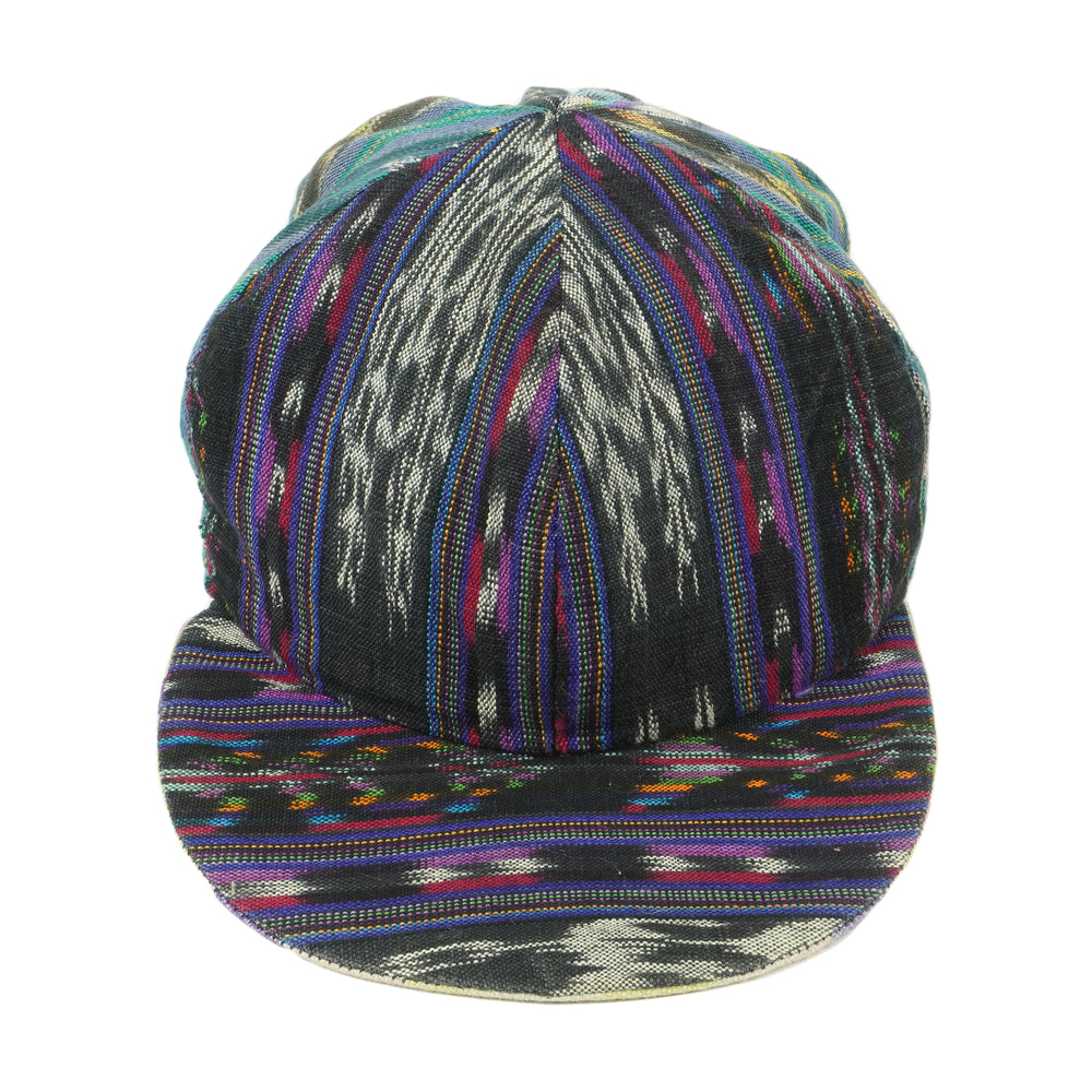 Vintage - Hippie Multicolored Fitted Applejack Hat - Gheri Cotton