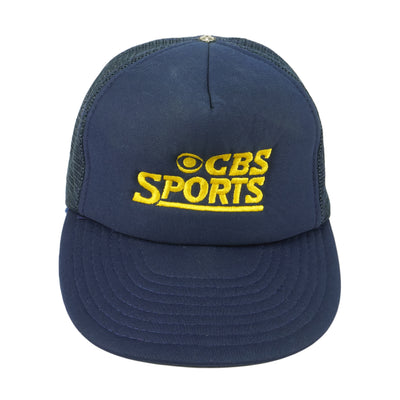 Vintage (Nissin) - CBS Sports Embroidered Snapback Trucker Hat 1990s OSFA