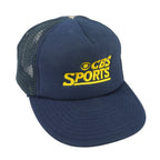 Vintage (Nissin) - CBS Sports Embroidered Snapback Trucker Hat 1990s OSFA Retro TV