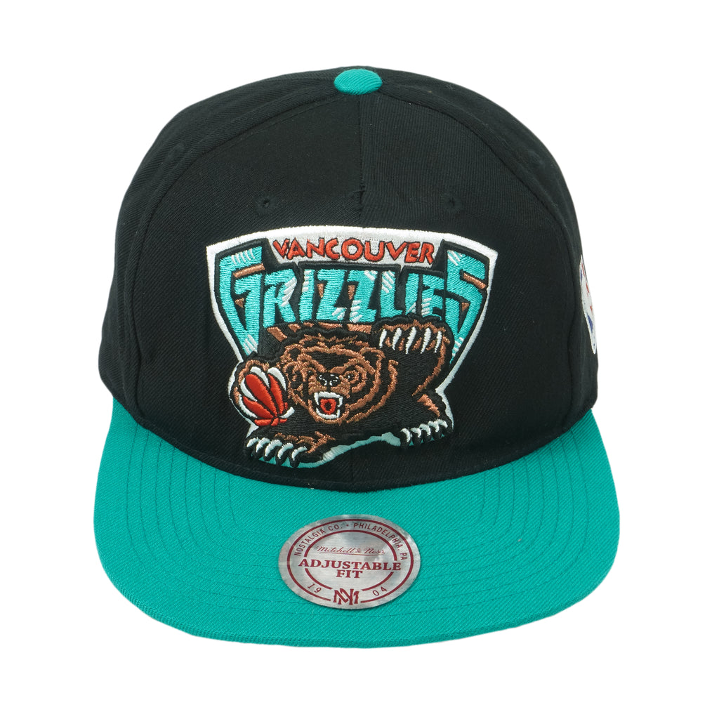 NBA (Mitchell & Ness) - Vancouver Grizzlies Adjustable Hat 1990s OSFA Vintage Retro Basketball