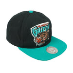 NBA (Mitchell & Ness) - Vancouver Grizzlies Adjustable Hat 1990s OSFA Vintage Retro Basketball
