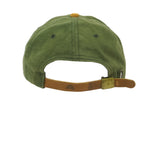 Vintage (K-Products) - NBC New York Leather & Suede Strapback Hat 1990s OSFA NBC Experience