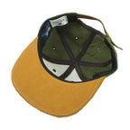 Vintage (K-Products) - NBC New York Leather & Suede Strapback Hat 1990s OSFA NBC Experience