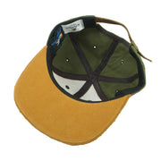 Vintage (K-Products) - NBC New York Leather & Suede Strapback Hat 1990s OSFA NBC Experience