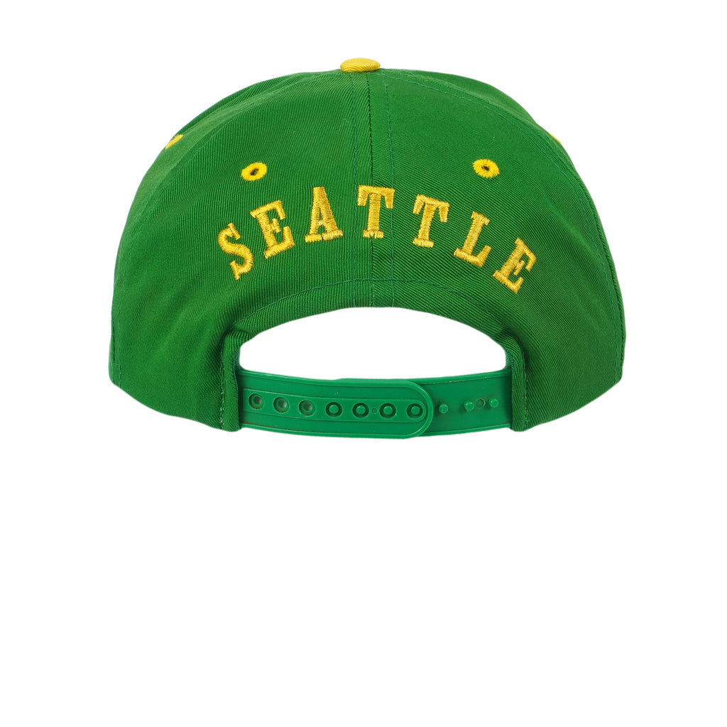 NBA (AJD) - Seattle Supersonics Embroidered Snapback Hat 1990s OSFA Vintage Retro