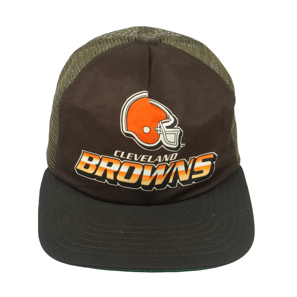 NFL (New Era) - Cleveland Browns Snapback Trucker Hat 1990s OSFA Vintage Retro